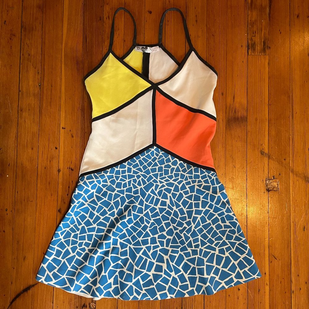 Desigual Colorblock Mini Dress